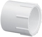 Lasco 2" FPT x 2" Skt Adapter, White PV435020