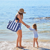 WHITSUNDAY BLUE FOLDAWAY TOTE BAG