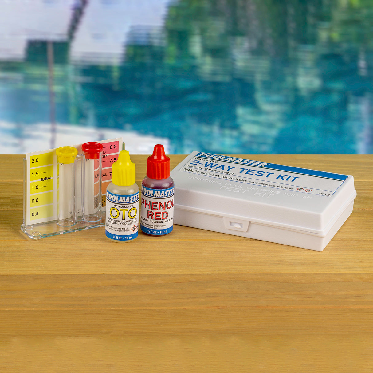 Poolmaster 2-Way Pool Test Kit with Case 22236 product image