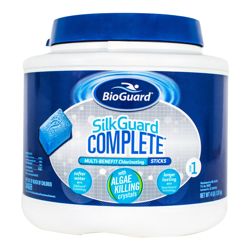 BioGuard SilkGuard Complete Chlorinating Sticks — 4 lb product package
