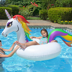 Poolmaster 48-Inch Unicorn Party Pool Tube 87163 alternate view 3