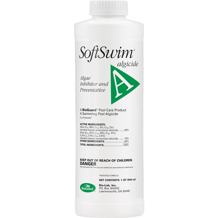 BioGuard SoftSwim A Algae Inhibitor — 1 Quart product package