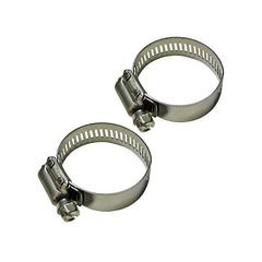 Poolmaster Large 2.25" Stainless Steel Hose Clamps (2 Pack)