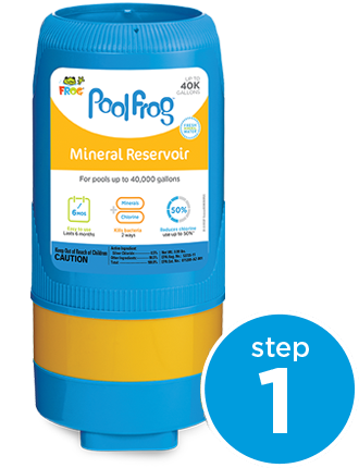POOL FROG Series 5400 Mineral Reservoir 40K replacement cartridge 01-12-5462