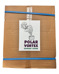 Polar Vortex Supreme 25 x 50 ft. Rectangular In-Ground Winter Pool Cover – Polar Vortex Supreme winter pool cover packaged box
