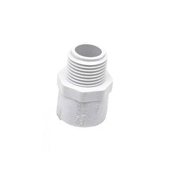 Lasco 1.5" Slip x MPT Male Adapter, White PV436015