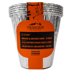 EZ-Clean Grease & Ash Keg Liner - 5 Pack
