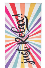 KATYDID Extra Long Quick Dry Beach Towel, Just Relax KDC-QDT-1003