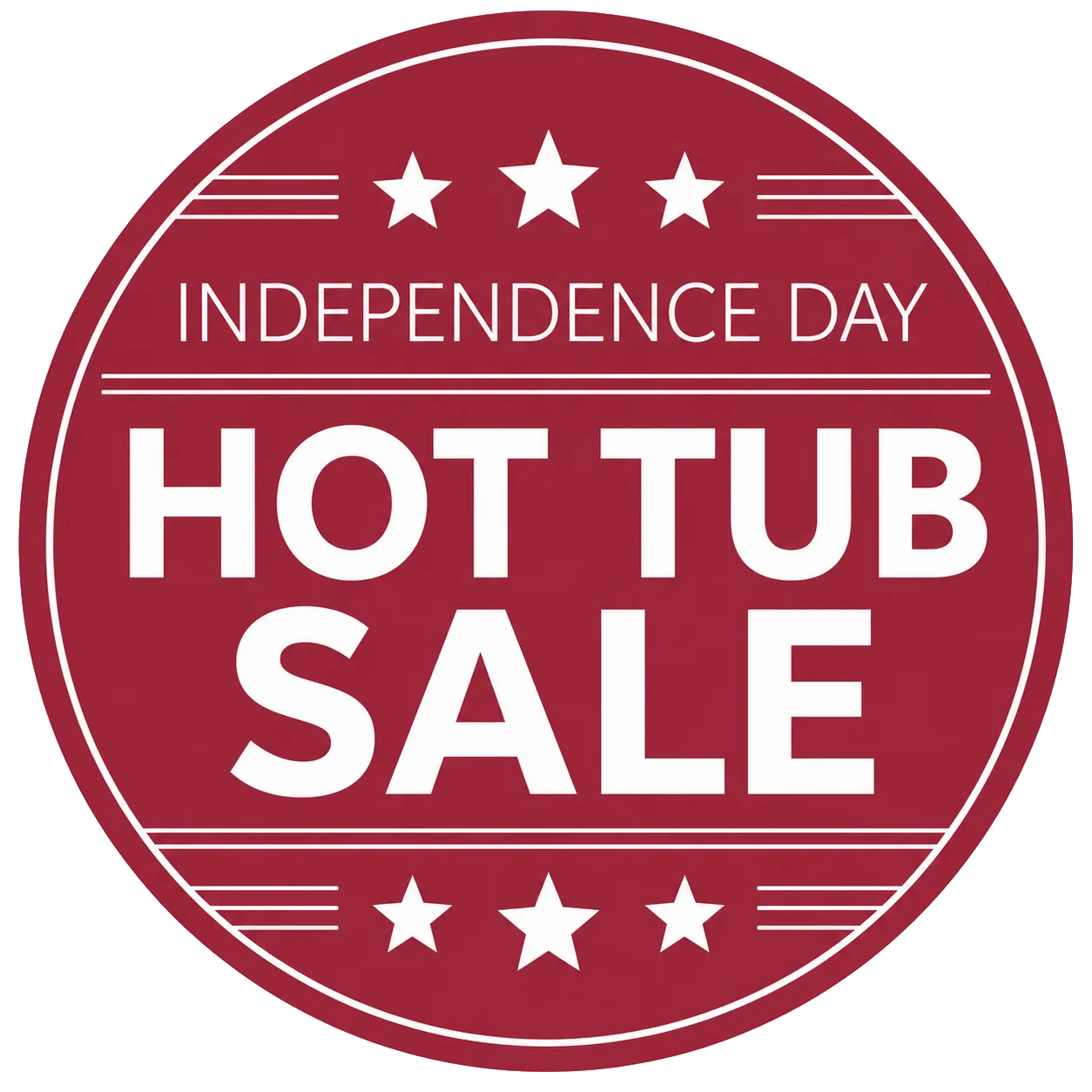 Independence Day Hot Tub Sale